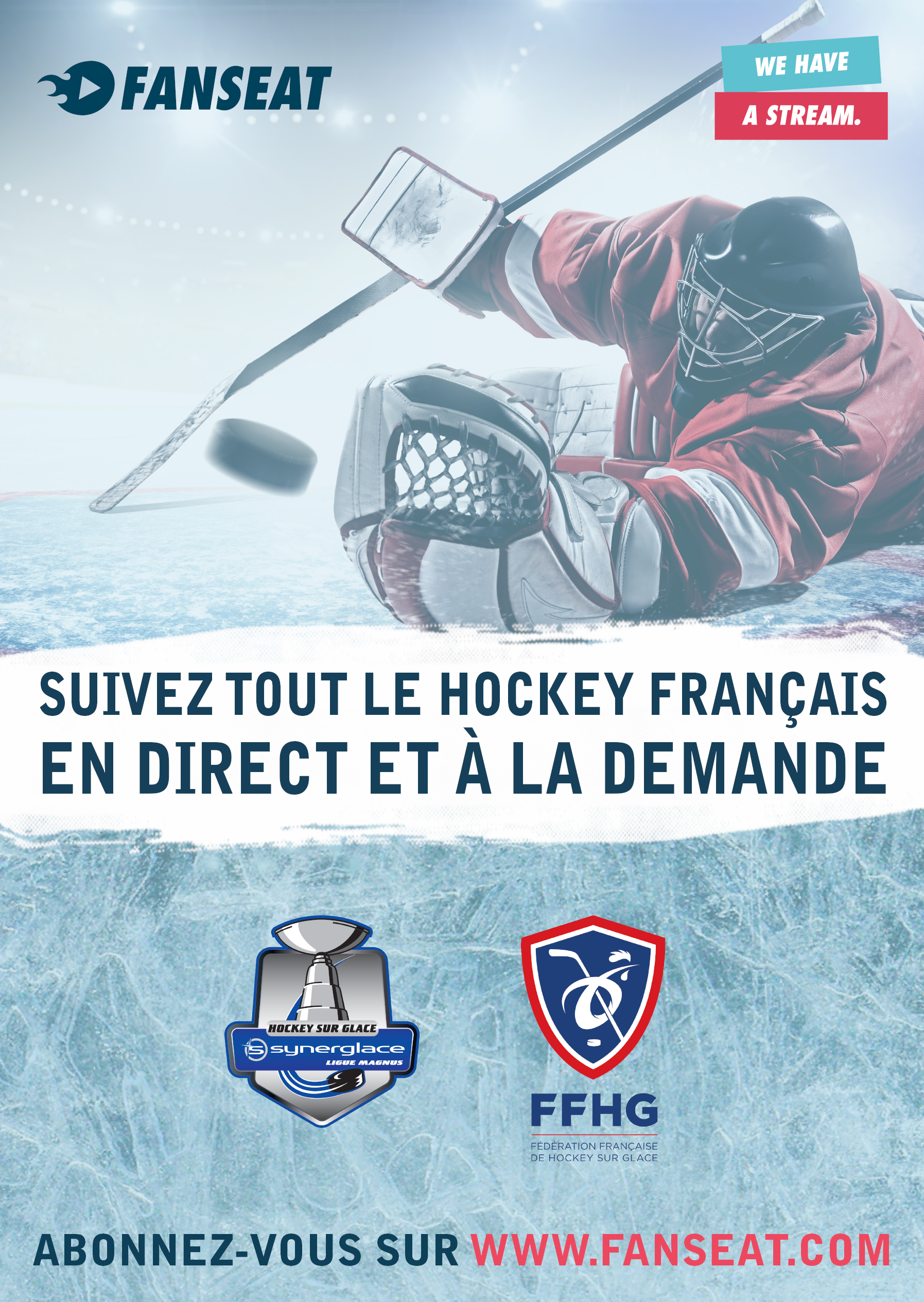 PlaySight to provide live streaming, VAR and video technology for Fanseat and the FFHG 5 Fanseat Slm 19 20 A5 Flyer French Https://Playsight.com