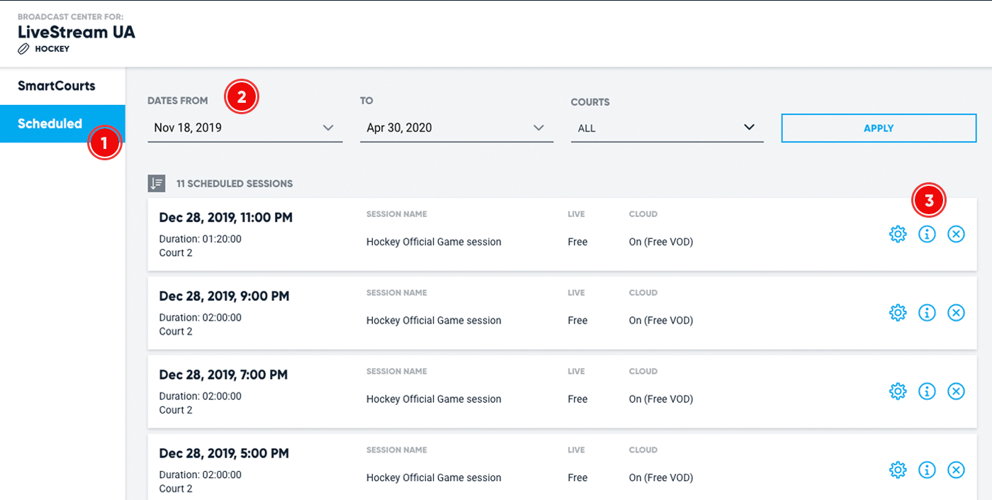scheduled_list Scheduled List Https://Playsight.com