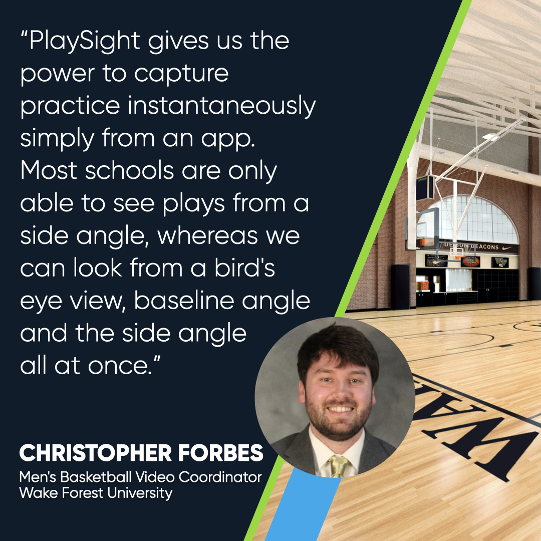 Wake Forest Basketball renews its partnership with PlaySight 9 Wake Ig Basketball.001 Https://Playsight.com