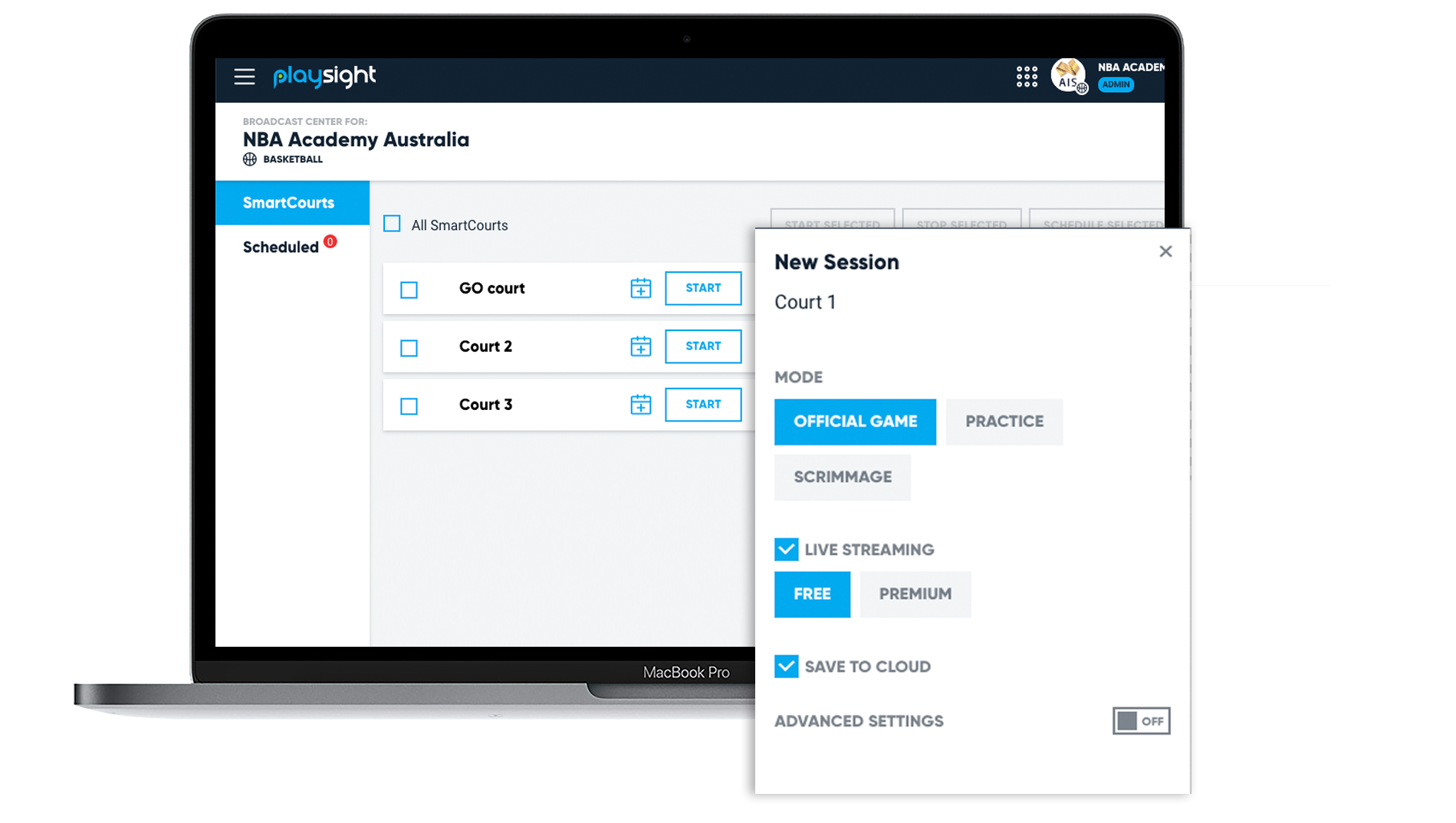 Admin For Go Page Https://Playsight.com