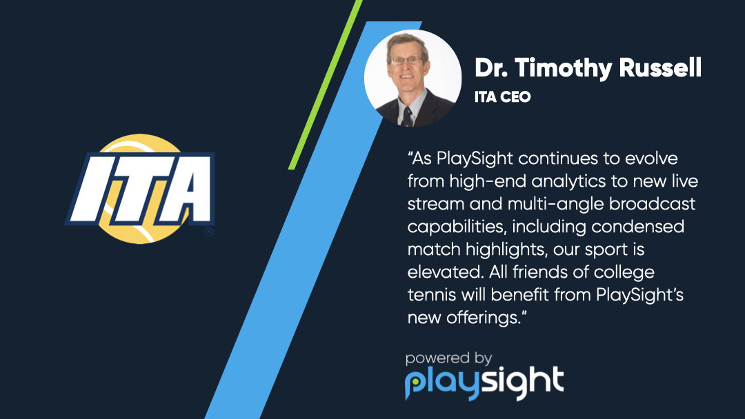 Intercollegiate Tennis Association and PlaySight Extend Partnership 4 Ita Fb.001 Https://Playsight.com