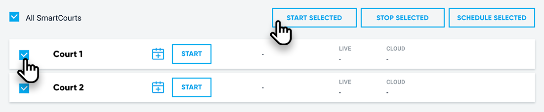 Broadcast Center User Guide 13 Select Multiple Https://Playsight.com